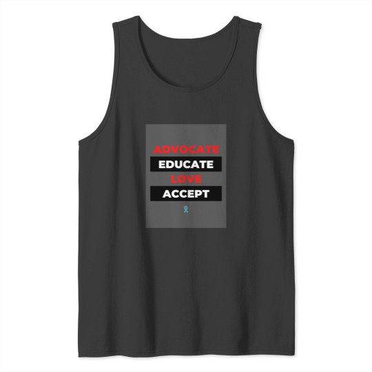 Discover Love Sticker Tank Tops