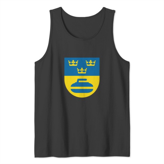 Discover Sweden Curling Tank Tops