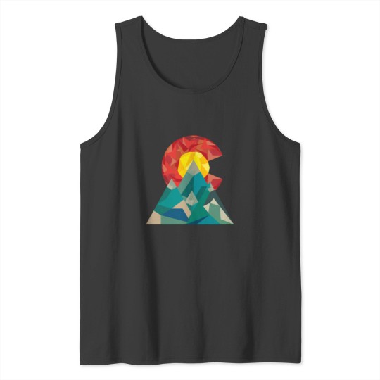 Discover Colorado Geo Tank Tops
