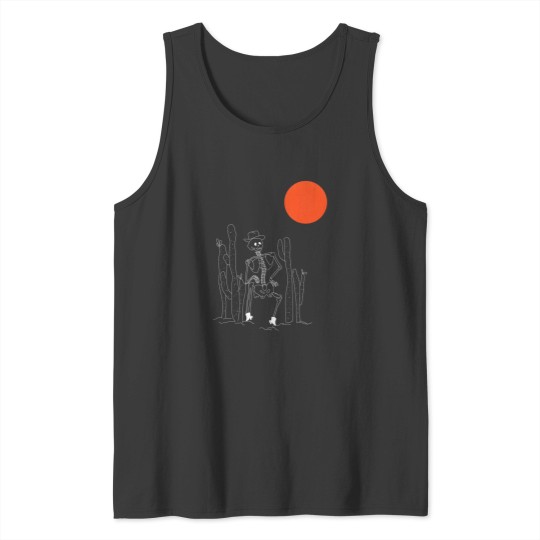 Discover Blood Moon Skeleton Reverse Tank Tops