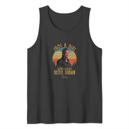 Discover Just A Girl Who Loves Keith Art Urban Tank Tops