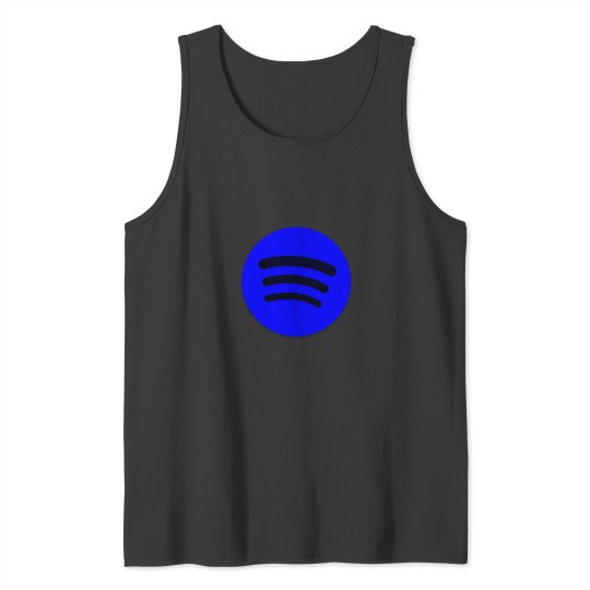 Discover spotify music blue Tank Tops