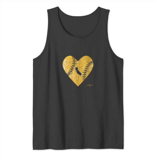 Discover Vintage Oakland Baseball Heart Tank Tops