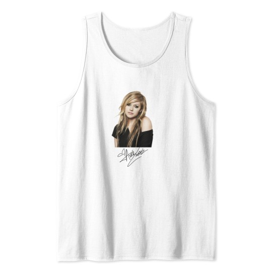 Discover Avril Lavigne Fitted Scoop Tank Tops