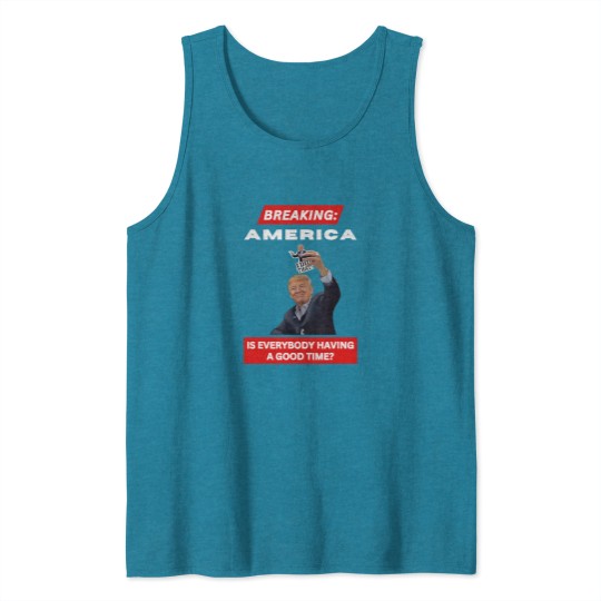 Discover BREAKING AMERICA Anti-Trump Tariffs HANDS OFF 2025 Protest Tank Tops