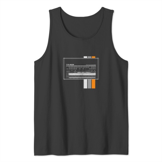 Discover TR 909 Dark Background Tank Tops