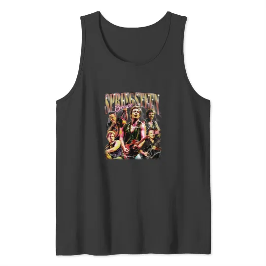 Discover Bruce Springsteen Graphic Bruce Springsteen Tank Tops