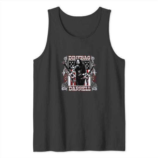 Discover Dimebag Darrell Mayhem Skull Band Tank Tops