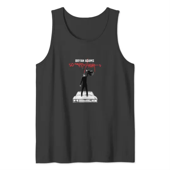 Discover Color Bryan Adams Tour 2023 Tank Tops, So Happy Hurts Tour, Vintage Bryan Adams Tank Tops