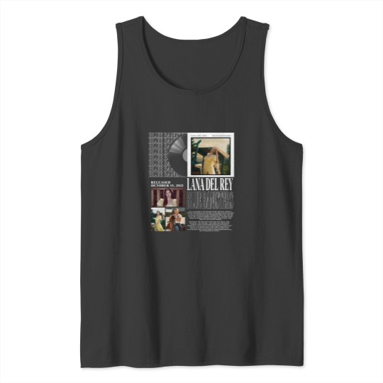 Discover Limited Lana Del Rey Tank Tops, Vintage Lana Del Rey Album Tank Tops