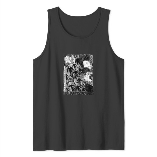 Discover Radiohead Scribble Grey Tank Tops, A Rock Off  Tank Tops