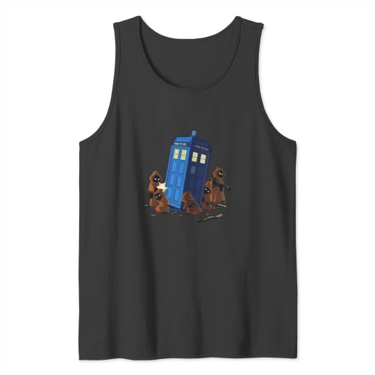 Discover JAWA Steals DOCTOR WHO Mens Tank Tops, Tardis Police