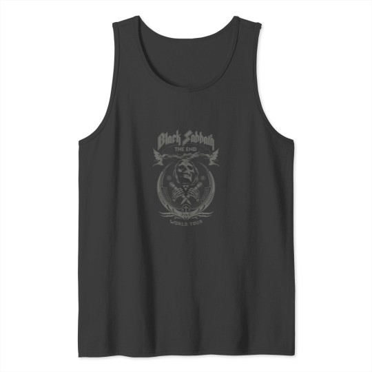 Discover Black Sabbath The End Mushroom Cloud Tank Tops A Rock Off