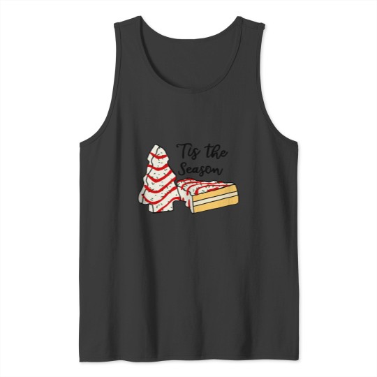 Discover Embroidered Christmas Tree Cake Tank Tops