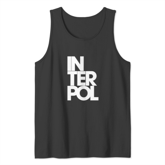 Discover Interpol Band Logo Tank Tops