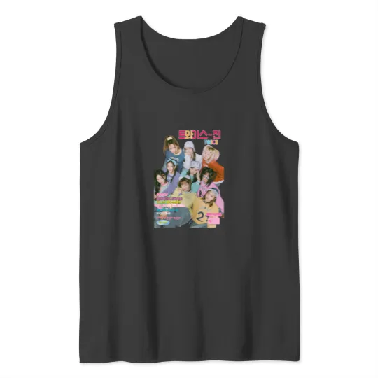 Discover Twice Kpop Vintage Style Tank Tops