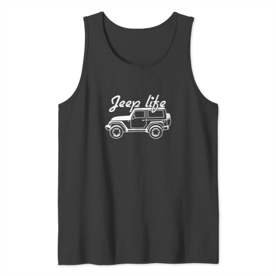 Discover Jeep Life - Jeep - Zip Tank Tops