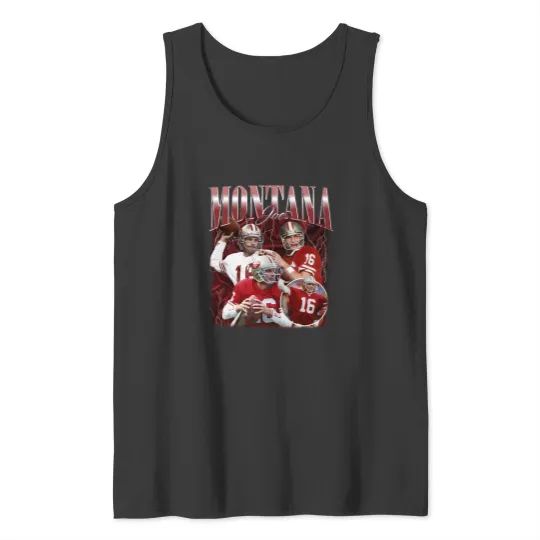 Discover Vintage Joe Montana Football Tank Top