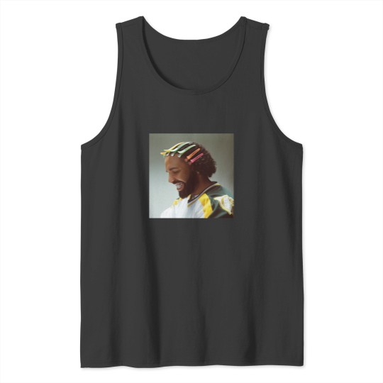 Discover Drake Face Tank Top - For All The Dogs Tour Merchandise