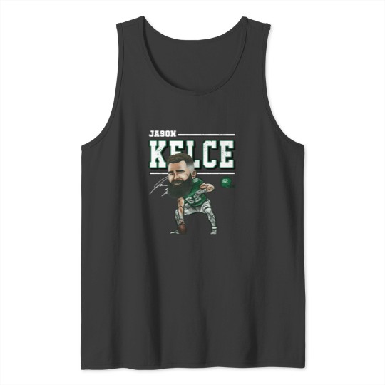 Discover Jason Kelce Philadelphia Cartoon - Jason Kelce - Tank Tops