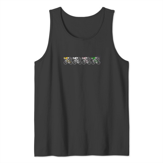 Discover Tour de France Halloween Cycling Tank Tops