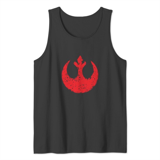 Discover Distressed Rebel Alliance symbol Tank Tops