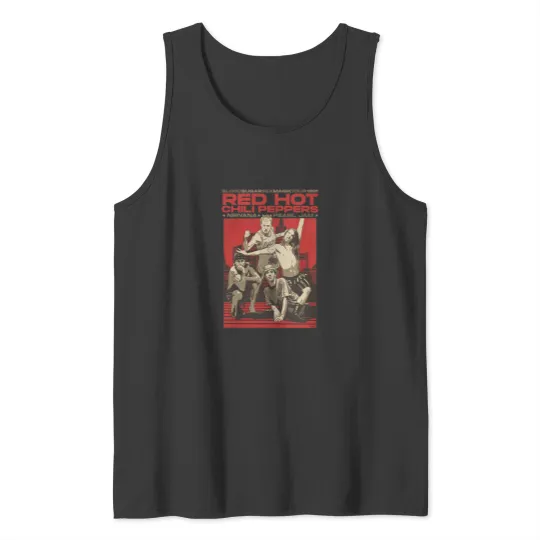 Discover Vintage RHCP Tour 1991 Tank Tops, Red Hot Chili Peppers Rock Band 2023 Tank Tops