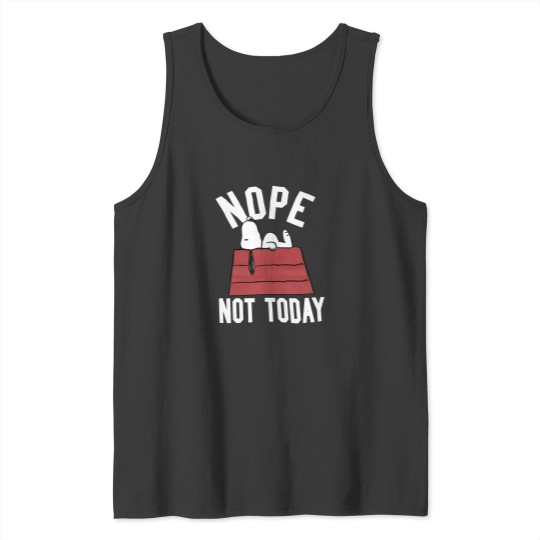 Discover Snoopy Nope Not Today Tank Tops