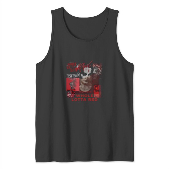 Discover Playboi Carti Whole Lotta Red Album 90s Rap Music Tank Tops