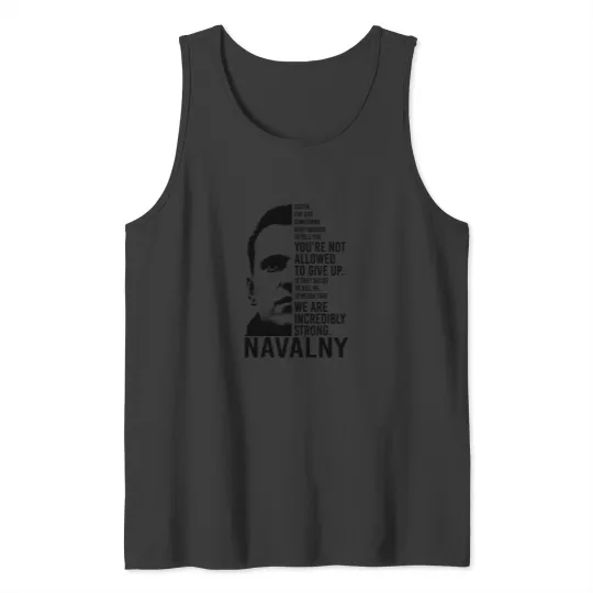 Discover Alexei Navalny Tank Tops, RIP Alexei Navalny 1976-2024 Tank Tops