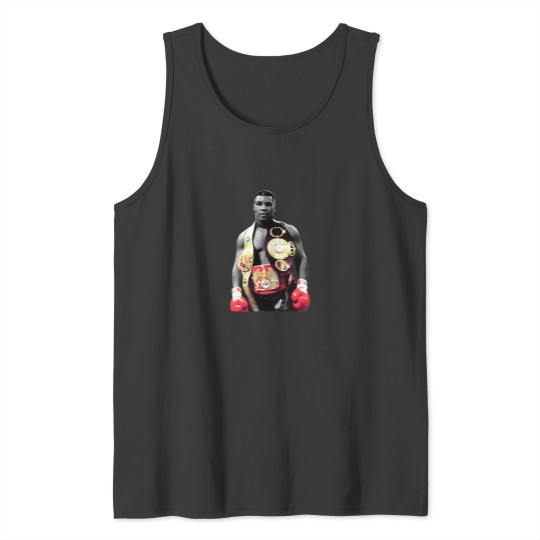 Discover Mike Tyson Boxing Men Tank Tops Black Cotton Tank Tops All Sizes S to 5XL