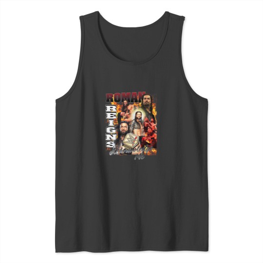 Discover Roman Reigns Acknowledge Me Unisex Softstyle Tank Tops, Roman Reigns Unisex Tank Tops