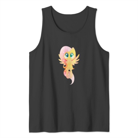 Discover Butterfly shy Sticker Tank Tops