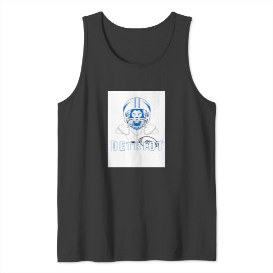 Discover Detriot football Tank Tops