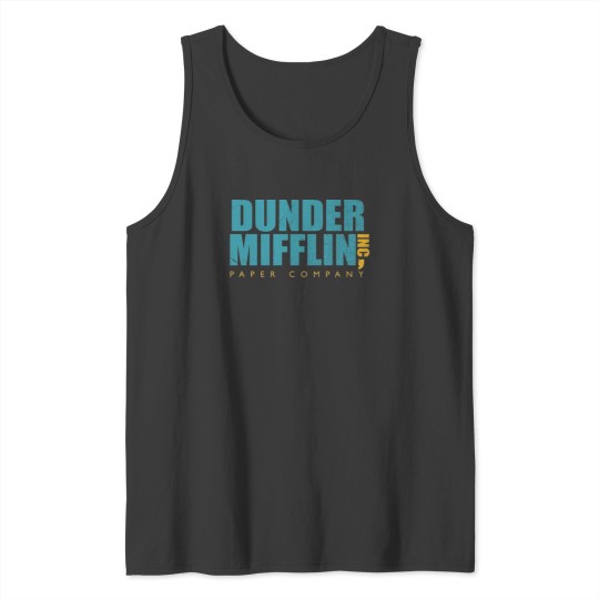Discover The Office Dunder Mifflin Inc Paper Company Grunge Tank Tops