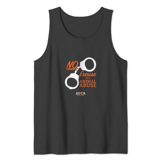 Discover ASPCA No Excuse for Animal Abuse Dark Tank Tops