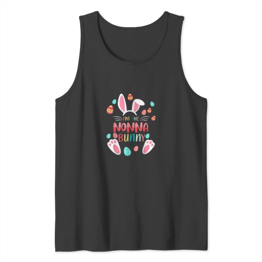 Discover Im The Nonna Bunny Matching Family Easter Party Tank Tops
