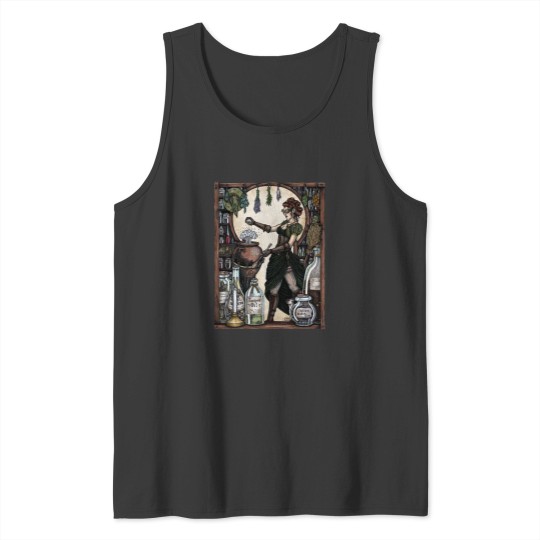 Discover Ezlynn the Industrial Witch by Bobbie Berendson W Tank Tops