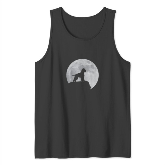 Discover Moon And Dog Silhouette Lagotto Romagnolo Tank Tops