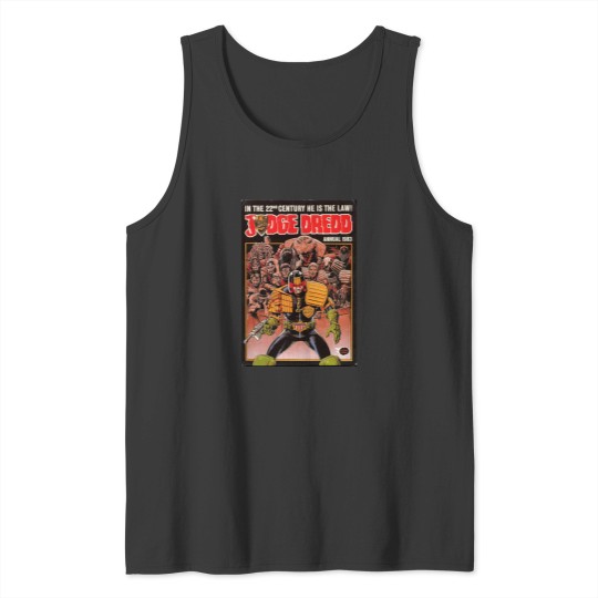 Discover Vintagee 2000ad Judge Dredd annual 1983 Tank Tops