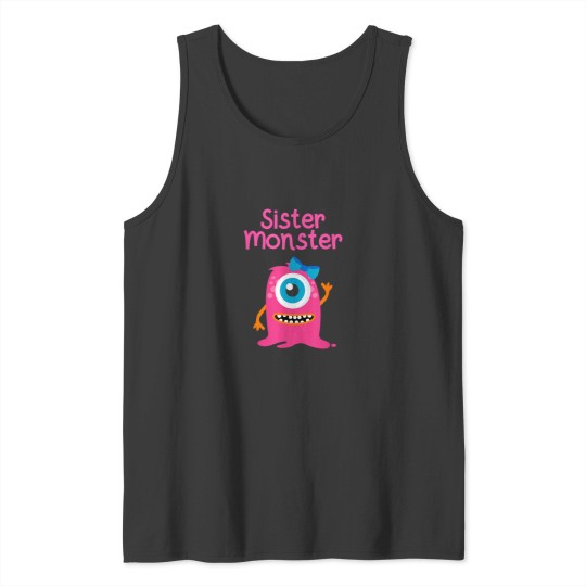 Discover Monster T Shirt for Girls and Sisters 7304 Tank Tops