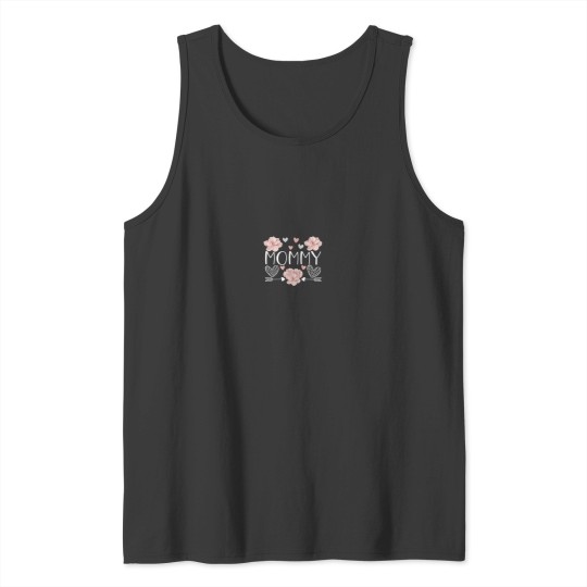 Discover Mommy shirt For Women Pink Flowers Mothers Day Mommy 4585 Tank Tops