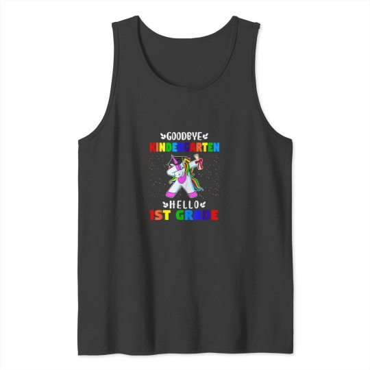 Discover Goodbye Kindergarten Hello 1st grade Kindergarten Graduation 1996 Tank Tops