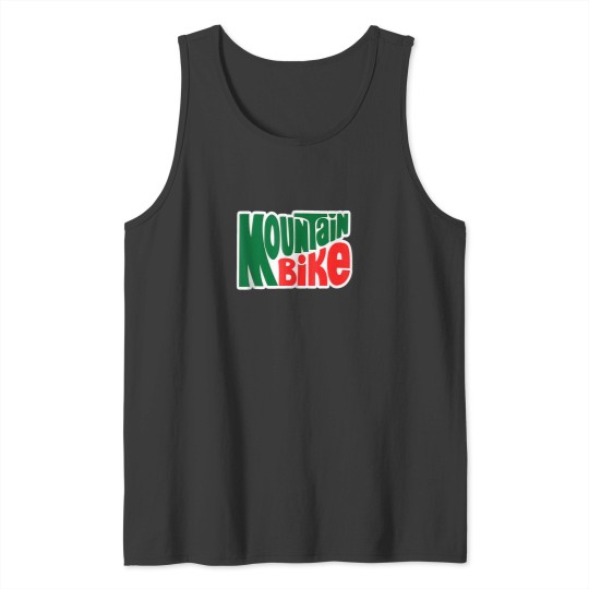 Discover Mountain Bike Dew Style Graphic Outdoor Theme Tank Tops