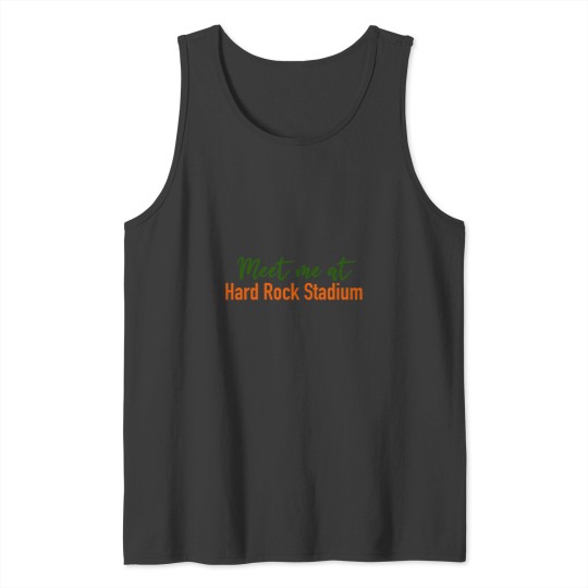 Discover Meet me at the stadium Sticker Tank Tops