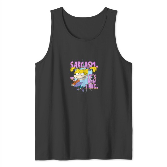Discover Mademark x Rugrats Angelica Sarcasm Its How I Hug Tank Tops