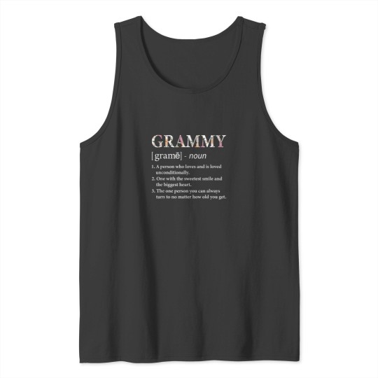 Discover Grammy Definition Grandma Funny Grandmother Tank Tops