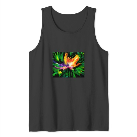 Discover Bird of Paradise Sticker Tank Tops