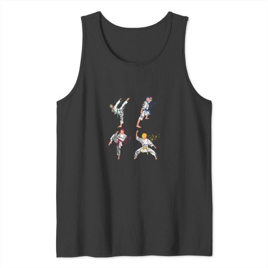 Discover Martial Arts Karate Self Defense Martial Artist Men Women Tank Tops