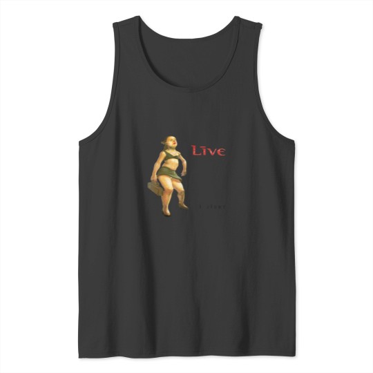 Discover Live I Alone Throwing Copper Tank Tops